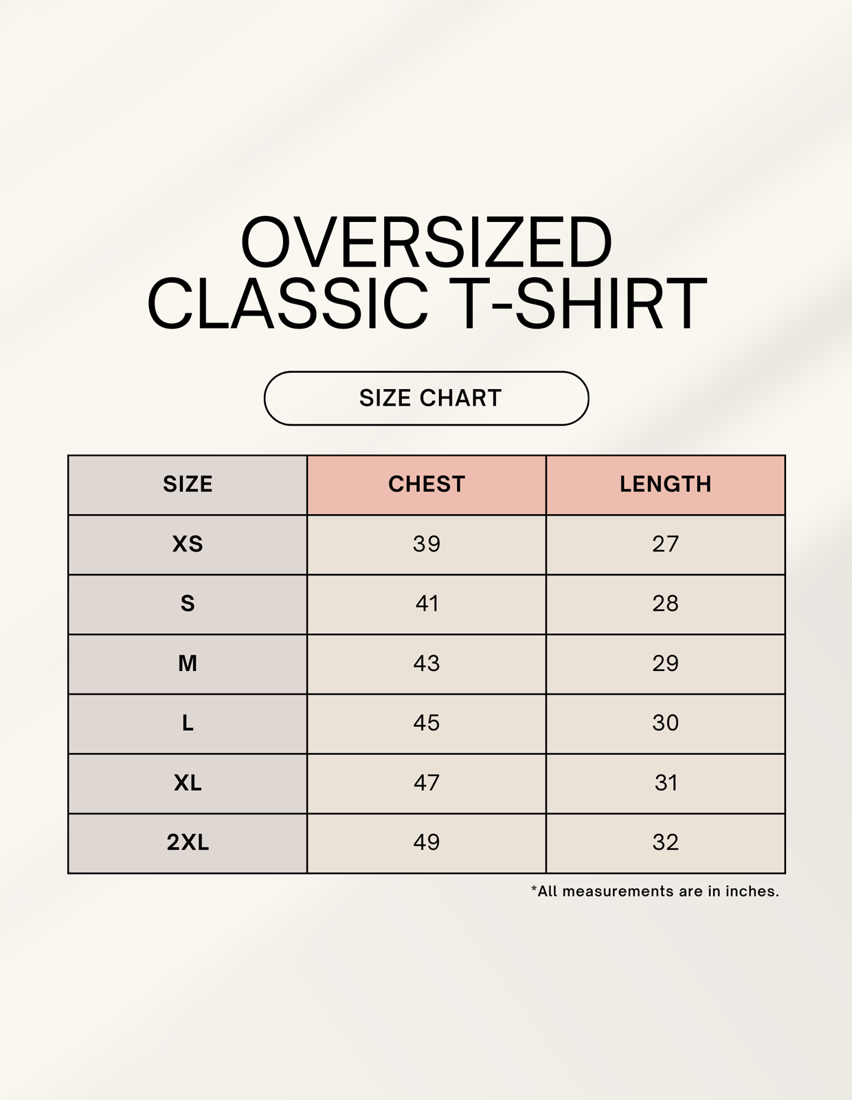 Color_Size Chart