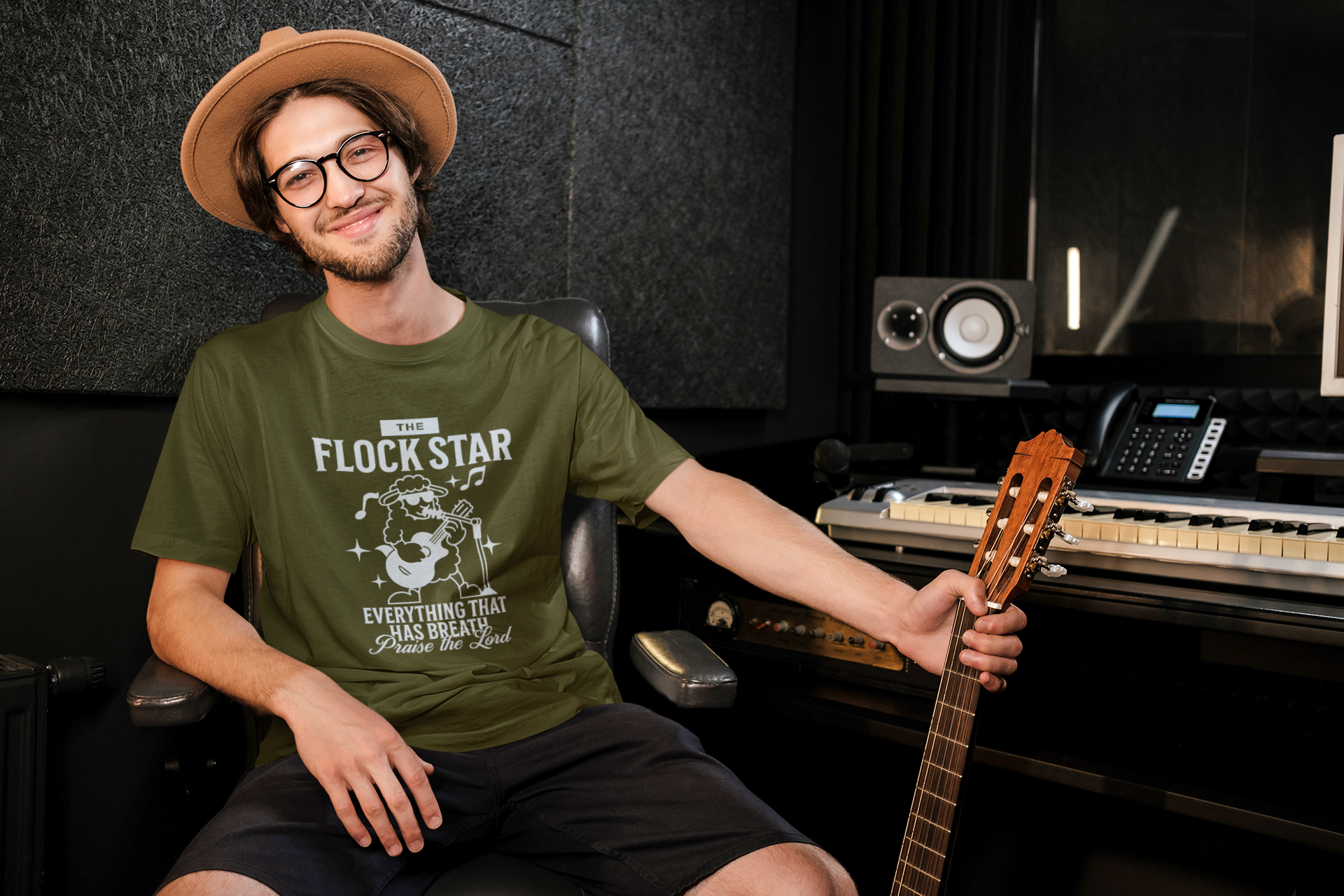 Flock Star Dark Oversized Classic T-Shirt