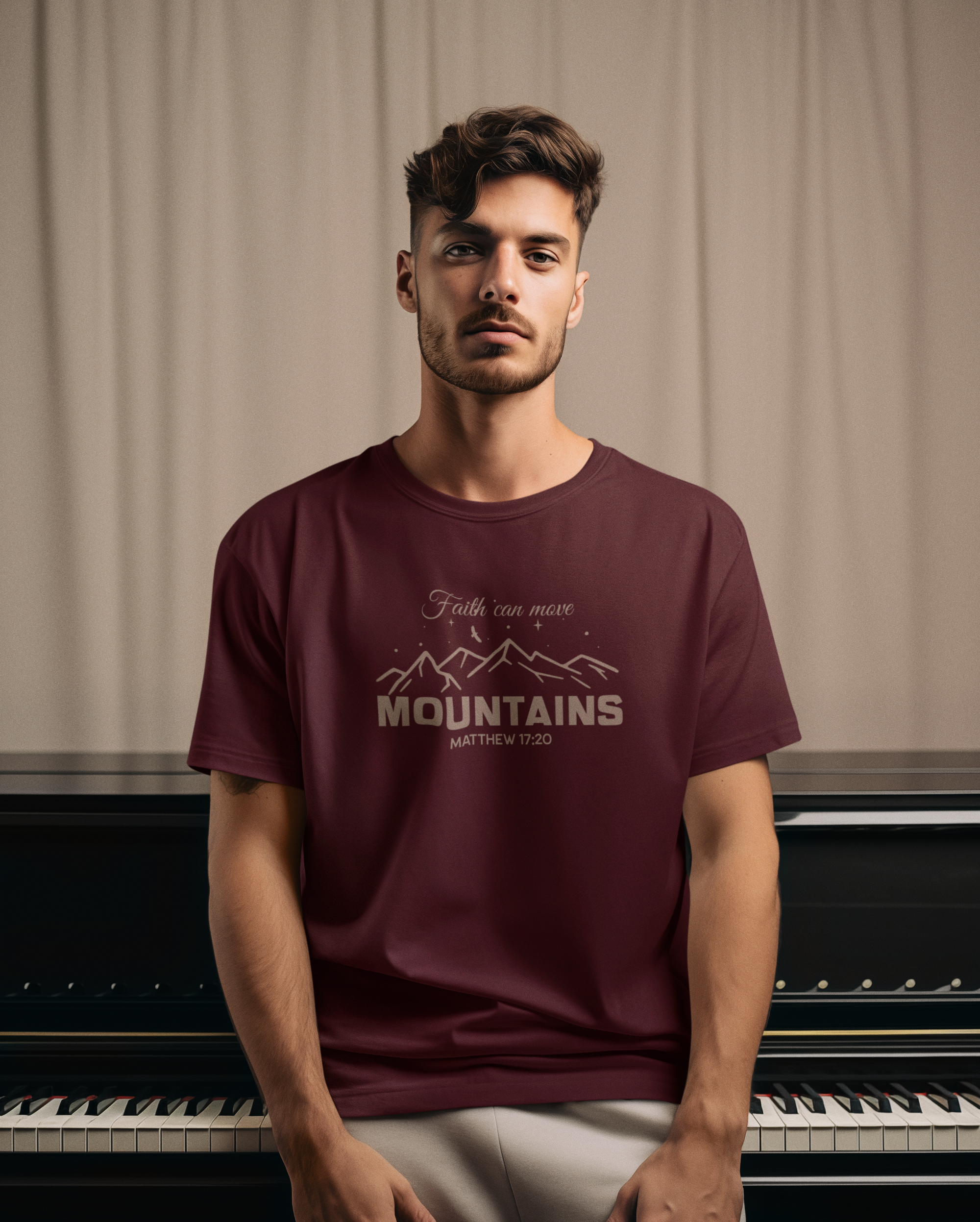 Faith can move Oversized Classic T-Shirt