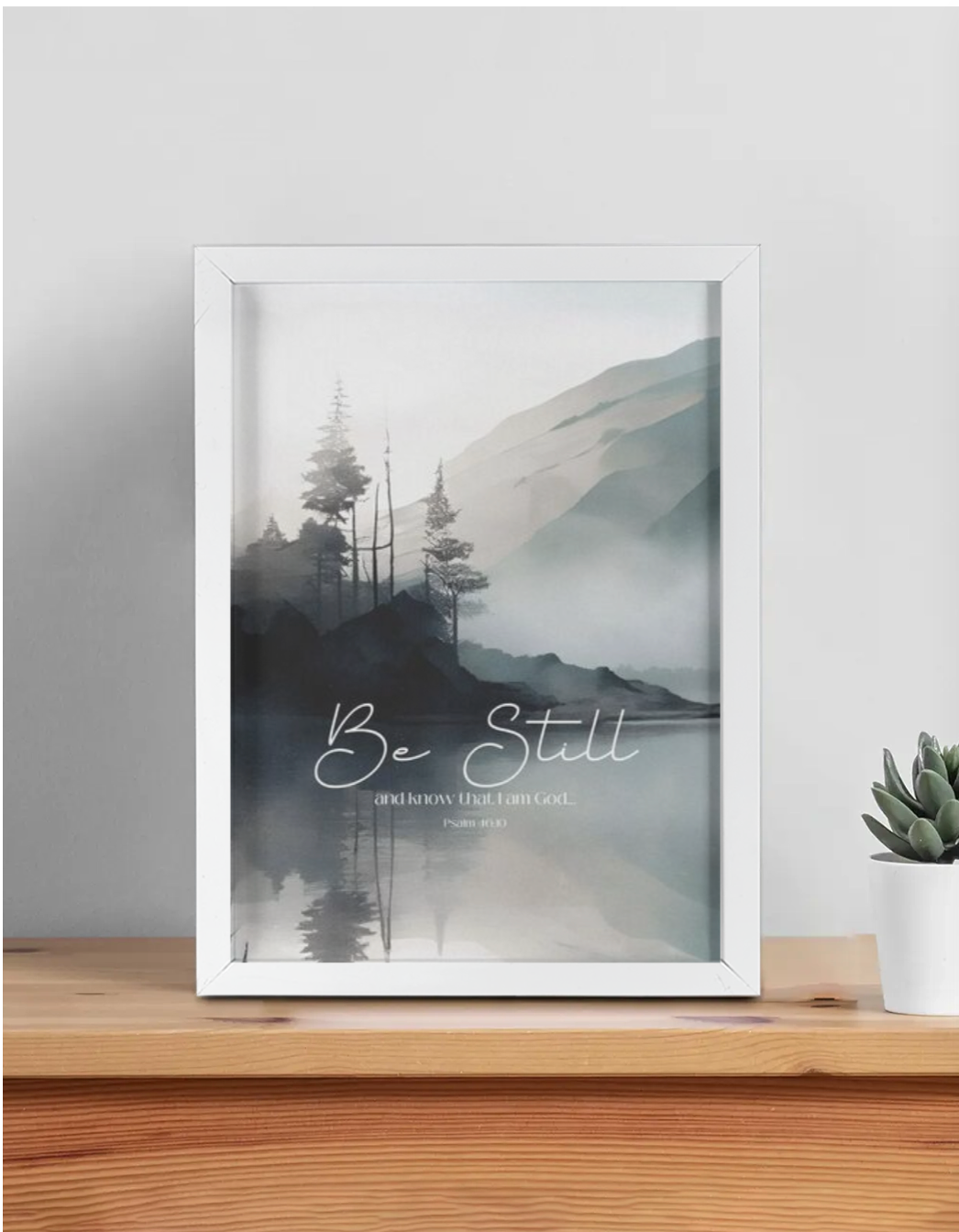 Be Still Framed Wall Poster